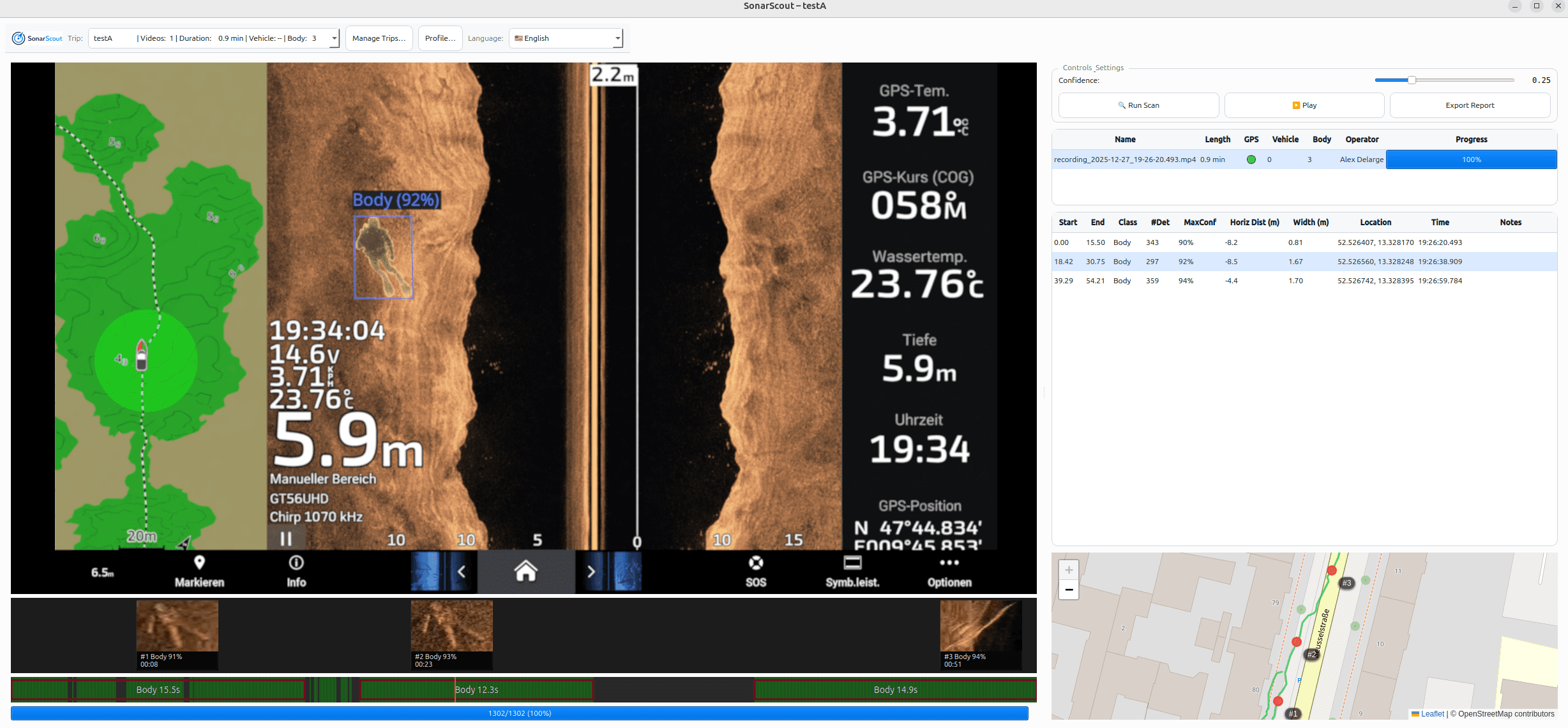 SonarScout desktop UI placeholder